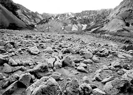 Kopuła lawy w 1980 roku, 
wysoko na szczycie góry Św. Heleny w stanie Waszyngton, USA